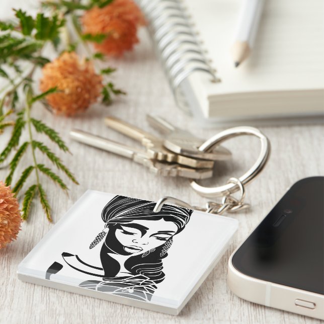 Porte-clefs Nubien (Devant Droit)