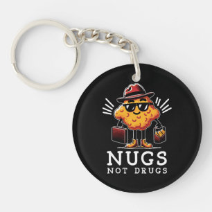 Porte-clefs Nuggets Croustillants Pas de Drogue