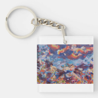 Porte-clefs Nuit colorée