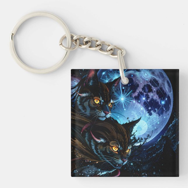Porte-clefs Nuit des chats (Devant)