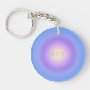 Porte-clefs Numéro d'ange 999 Libération - Numéros d'ange Dégr