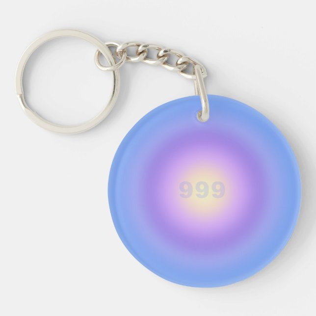 Porte-clefs Numéro d'ange 999 Libération - Numéros d'ange Dégr (Devant)