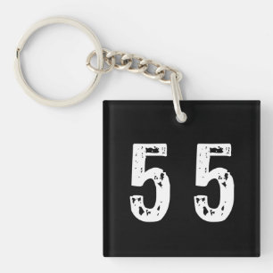 Porte-clefs Numéro de sport 55