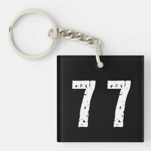 Porte-clefs Numéro de sport 77