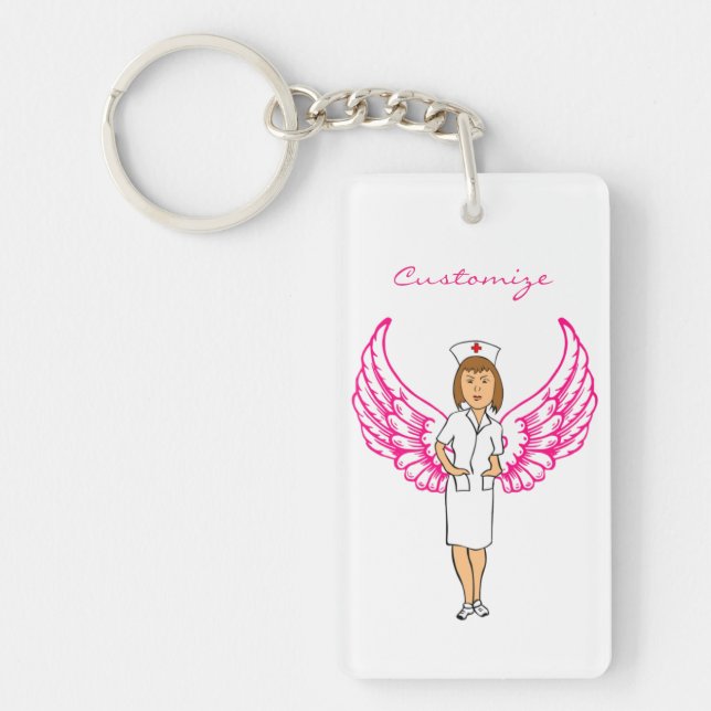 Porte-clefs Nurse Angel Wings Thunder_Cove (Devant)
