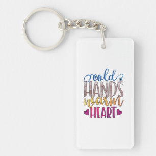 Porte-clefs Nurse Gift Cold Hands Varm Heart