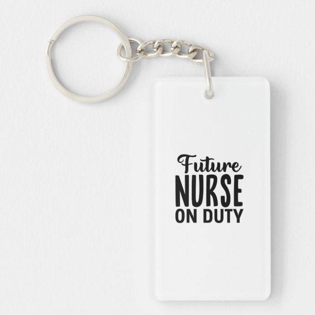 Porte-clefs Nurse Gift Future Nurse On Duty (Devant)
