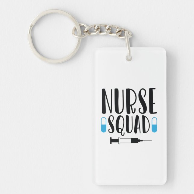 Porte-clefs Nurse Gift Nurse Squad (Devant)