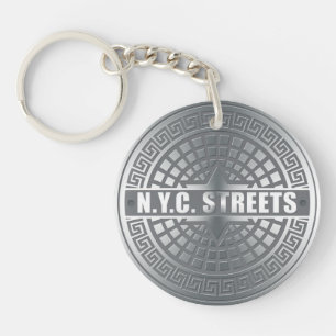 Porte-clefs NYC du trou