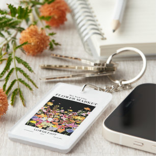 Porte-clefs NYC Flower Market Lower East Coloror Porte - clé