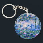 Porte-clefs Nymphéas de Monet<br><div class="desc">Nymphéas,  célèbre peinture de Claude Monet.</div>
