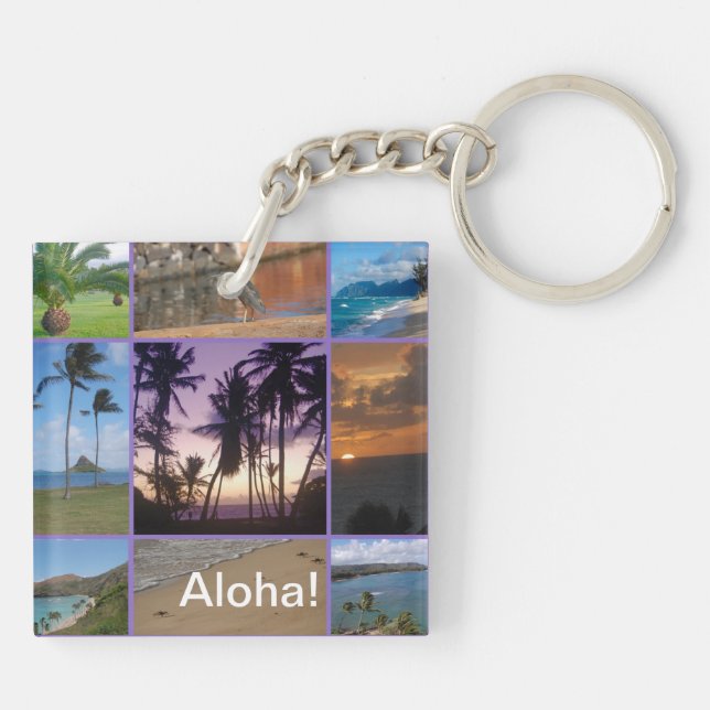 Porte-clefs Oahu, Porte - clé d'Hawaï (Dos)
