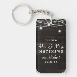 Porte-clefs Oak Ridge Rustique Bois Foncé les nouveaux M. et M