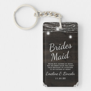 Porte-clefs Oak Ridge Rustique Bois Foncé pour la Citation Dem
