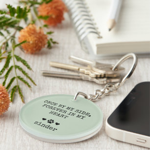 Porte-clefs Objet-souvenir Citation de sympathie pour chien Ph