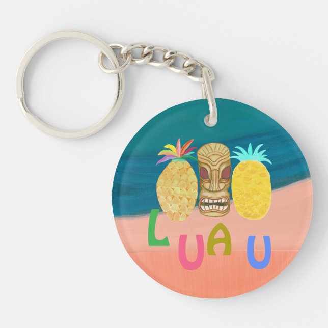 Porte-clefs Ocean Tiki Pineapple Luau (Devant)