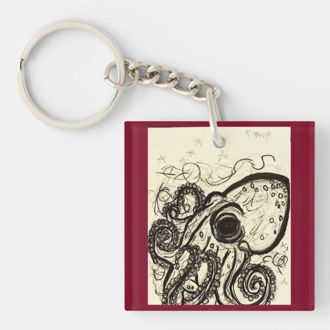 Porte-clefs Octopus exceptionnel (Devant)