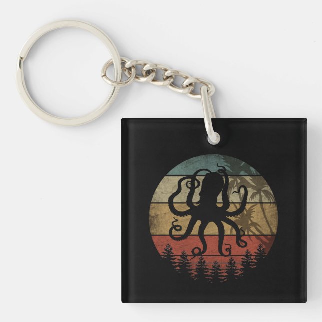 Porte-clefs OCTOPUS vintage (Devant)