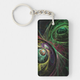 Porte-clefs OEil aux yeux Art Abstrait