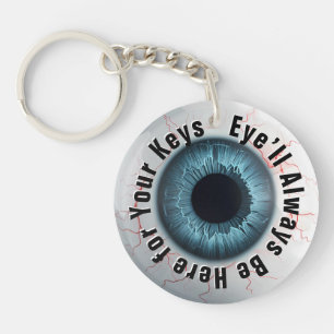 Porte-clefs 👁️ Oeil personnalisable surveillera toujours vos