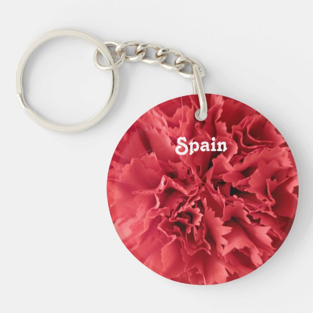 Porte-clefs Oeillets en Espagne (Devant)