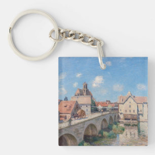 Porte-clefs OEuvre d'Alfred Sisley - Le Pont de Moret