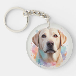 Porte-clefs Oeuvre de l'artiste Pastel Magic Labrador Retrieve