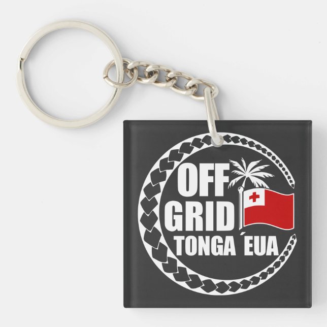Porte-clefs Off Grid Tonga Eua Lifestyle (Devant)