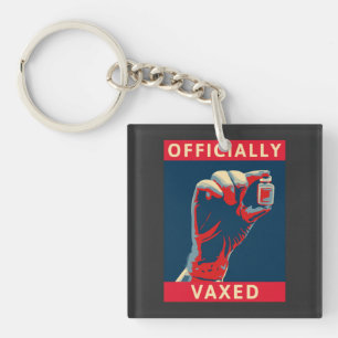 Porte-clefs Officiellement Vaxed