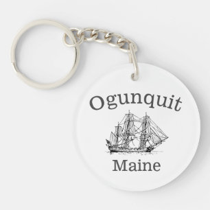 Porte-clefs Ogunquit Maine Clipper Ship