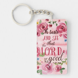 Porte-clefs Oh le goût et voient que le 34:8 de seigneur Is
