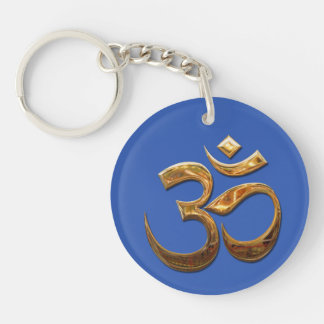 Porte-clefs Ohm en or