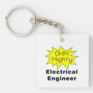 Porte-clefs Ohm Mighty Electrical Engineer