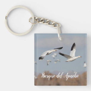 Porte-clefs Oies dans le ciel du Bosque del Apache
