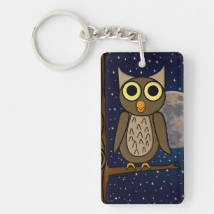 Porte-clefs Oiseau de nuit