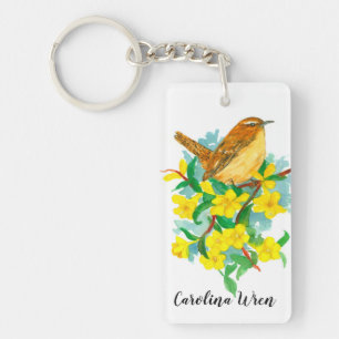 Porte-clefs Oiseau d'État de Caroline du Sud Wren Jessamine