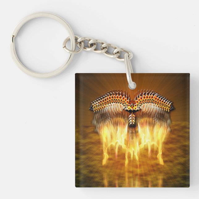 Porte-clefs Oiseau en vol (Devant)