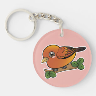Porte-clefs Oiseau forestier d'Akepa Hawaii