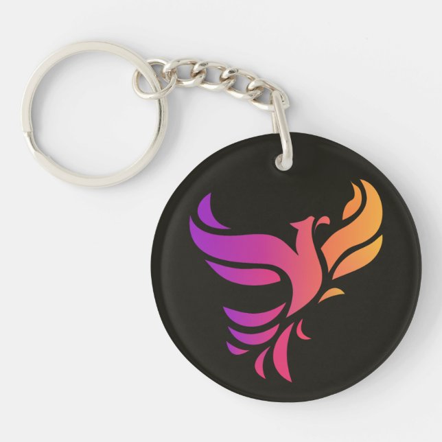 Porte-clefs oiseau phénix (Devant)