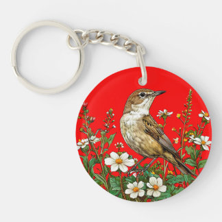 Porte-clefs Oiseau roux