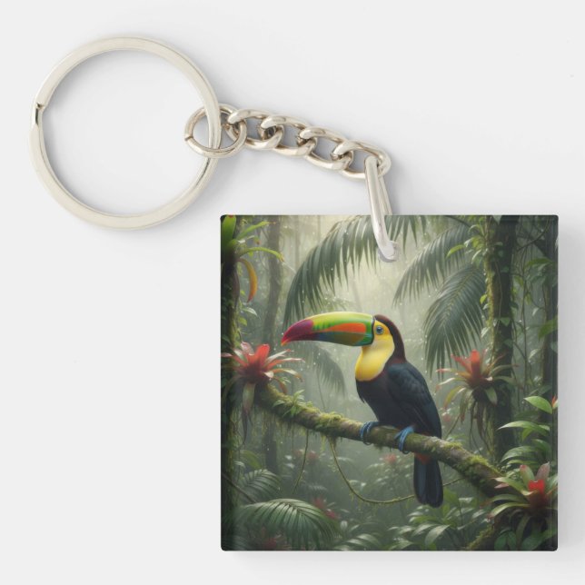 Porte-clefs Oiseau Toucan (Devant)
