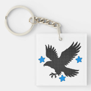 Porte-clefs oiseau volant