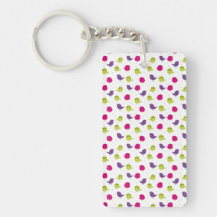Porte-clefs Oiseaux colorés mignons
