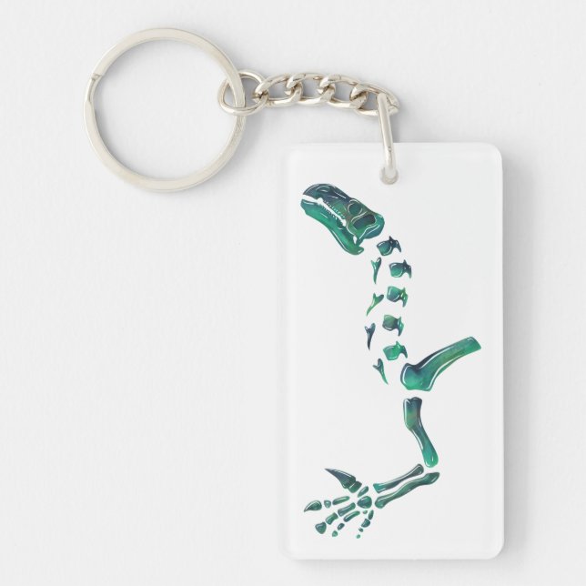 Porte-clefs Opal Iguanodon Dinosaur (Devant)