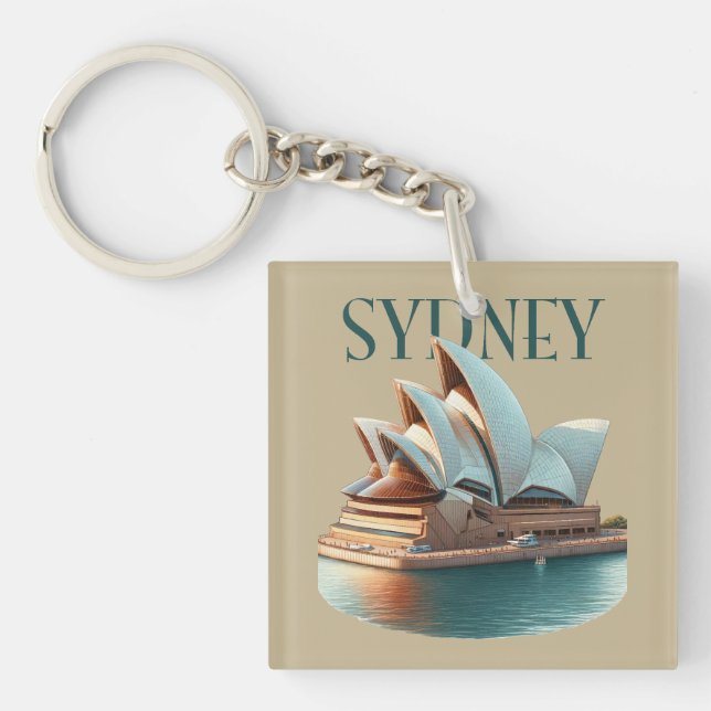 Porte-clefs Opéra de Sydney Australie (Devant)