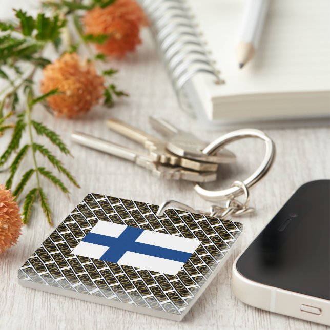 PORTE-CLEFS OR FINLANDAIS (Devant Droit)