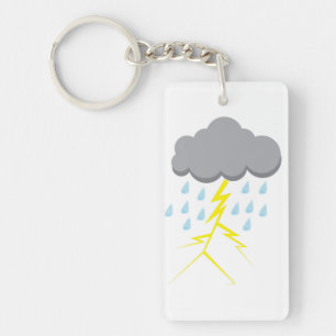 Porte-clefs Orage et foudre