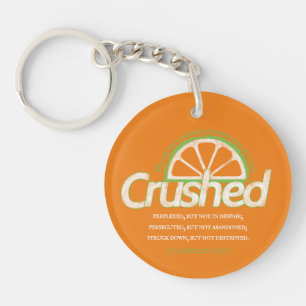 Porte-clefs Orange broyé
