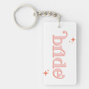 Porte-clefs Orange PINK Disco Bridal Party