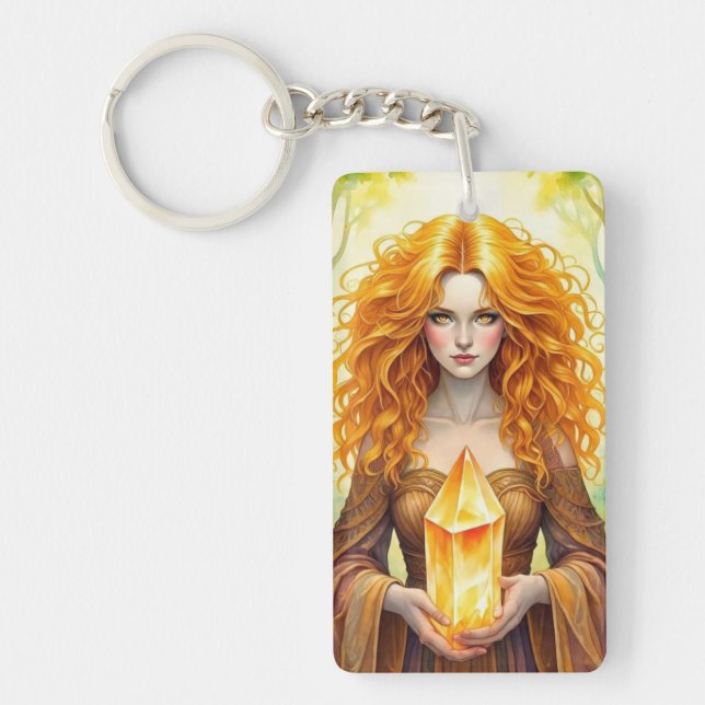 Porte-clefs OrangeCrystalWitch (Devant)